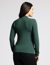 Load image into Gallery viewer, Hunter Green Mock Neck Top
