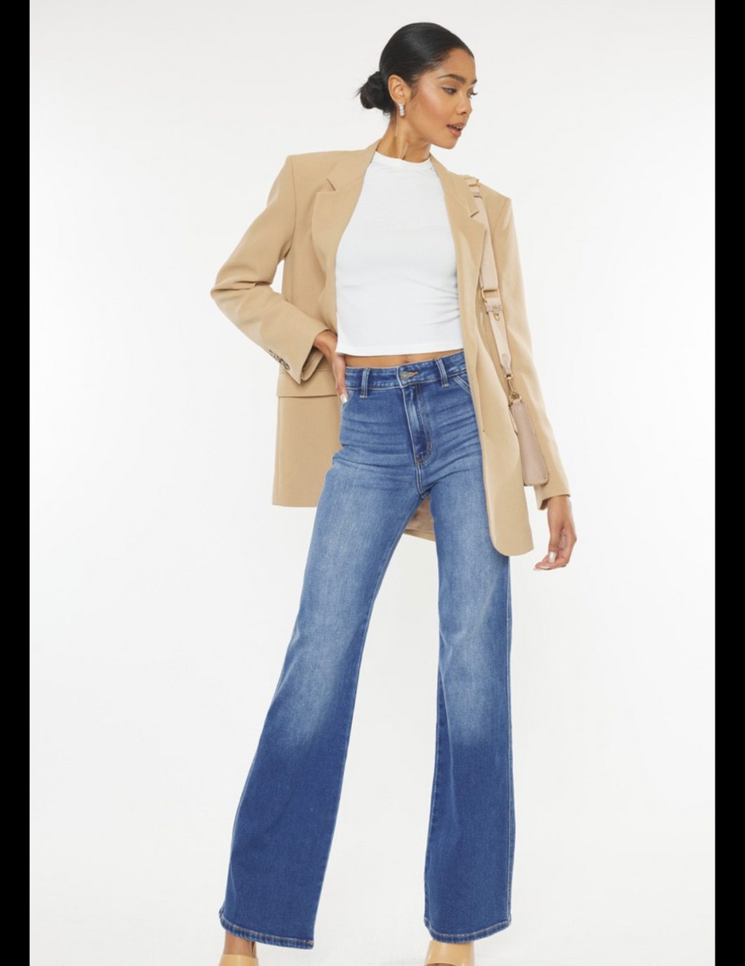 Kancan High Rise Flare Jeans