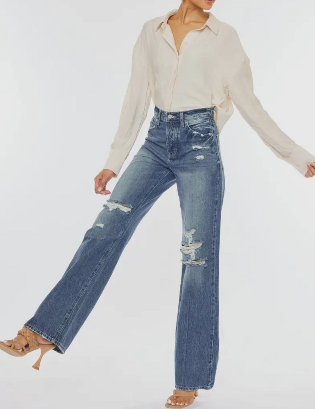 KanCan Wide Leg Jeans