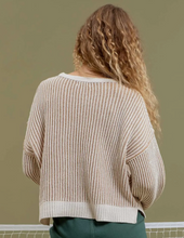 Load image into Gallery viewer, Khaki Textured Sweater
