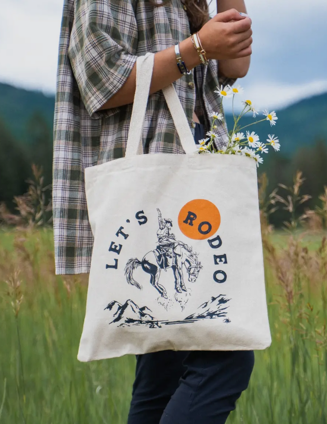 Let's Rodeo tote