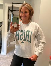 Load image into Gallery viewer, Light Grey Irish Sweatshirt
