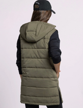 Load image into Gallery viewer, Long Olive Green Vest
