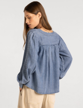 Load image into Gallery viewer, Medium Wash Denim Top
