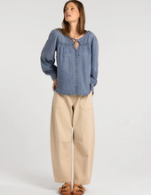 Load image into Gallery viewer, Medium Wash Denim Top

