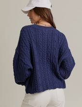 Load image into Gallery viewer, Navy Flag Sweater
