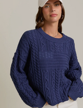 Load image into Gallery viewer, Navy Flag Sweater
