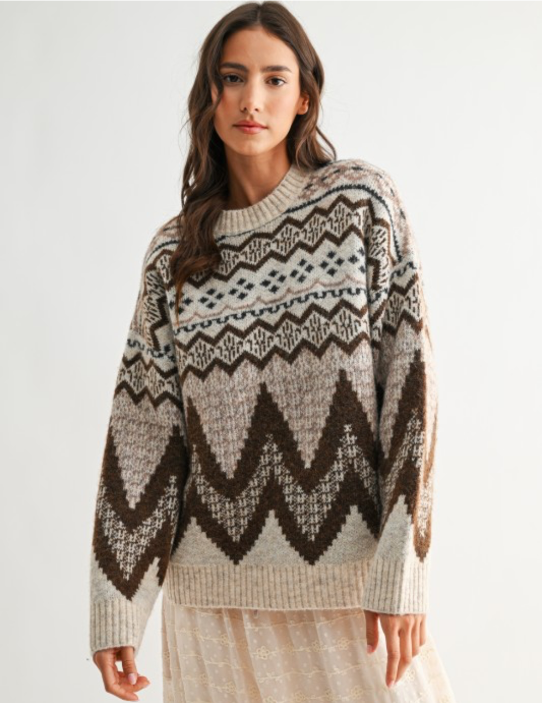 Nordic Chevron Sweater
