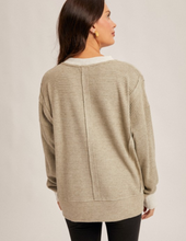 Load image into Gallery viewer, Olive  Oversized Pullover
