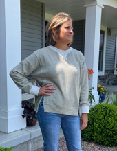 Load image into Gallery viewer, Olive  Oversized Pullover
