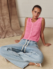 Load image into Gallery viewer, Pink Button Down Top
