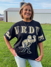 Load image into Gallery viewer, Purdue Oversized Band Tee
