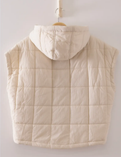 Load image into Gallery viewer, Quilted Hooded Puffer Vest
