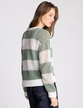 Load image into Gallery viewer, Sage and Ivory Sweater
