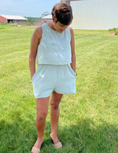 Load image into Gallery viewer, Sage Sleeveless Romper
