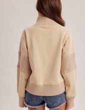 Load image into Gallery viewer, Sand Quarter Zip Pullover
