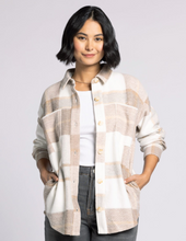 Load image into Gallery viewer, Sand Plaid Jacket
