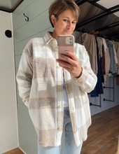 Load image into Gallery viewer, Sand Plaid Jacket
