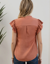 Load image into Gallery viewer, Sienna Ruffle Sleeve Top
