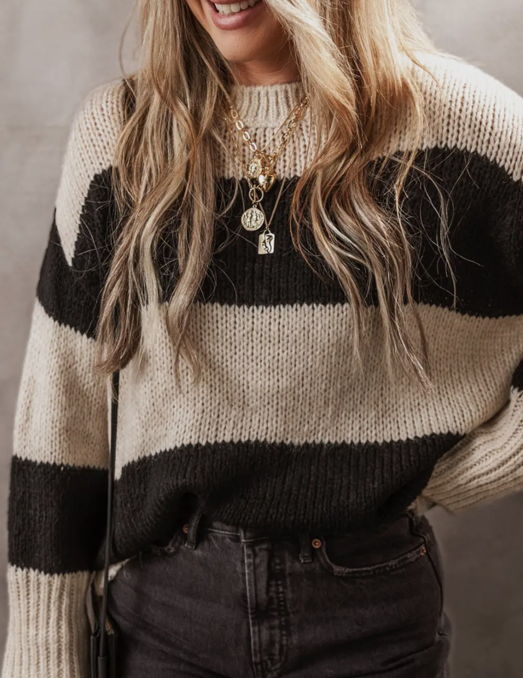 Striped Crewneck Sweater