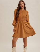 Load image into Gallery viewer, Sweater Contrast Dress
