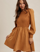 Load image into Gallery viewer, Sweater Contrast Dress
