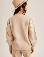 Load image into Gallery viewer, Taupe Bubble Sleeve Sweater
