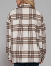 Load image into Gallery viewer, Taupe Plaid Jacket
