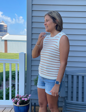 Load image into Gallery viewer, Terracotta Striped Tank
