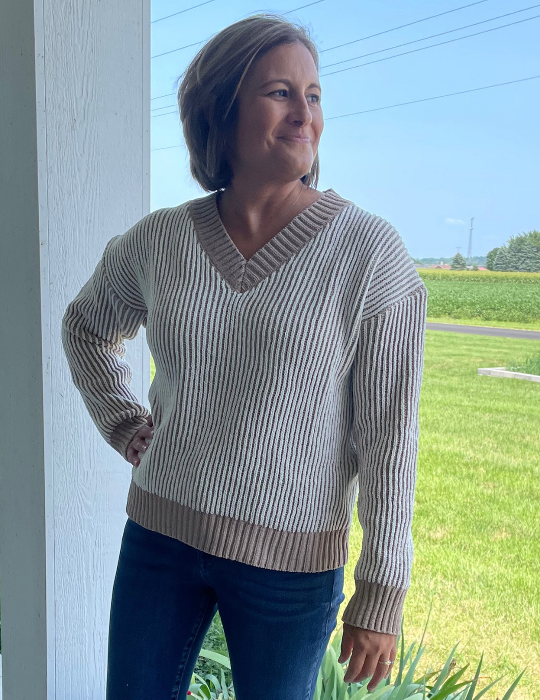 Toffee Chenille Sweater