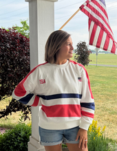 Load image into Gallery viewer, USA Color Block Sweatshirt
