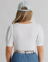 Load image into Gallery viewer, White Ribbed Top
