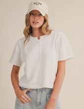 Load image into Gallery viewer, Short Sleeve Sweater Cardigan
