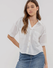 Load image into Gallery viewer, White Gauze Shirt
