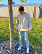 Load image into Gallery viewer, Beige Oversized Sweatshirt
