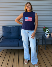 Load image into Gallery viewer, Flag Sleeveless Sweater
